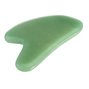 Rosenice Gua Sha, Gua Sha Facial Tool, Jade Stone Guasha for Face Body Massage SPA Acupuncture Therapy Trigger Point Treatment