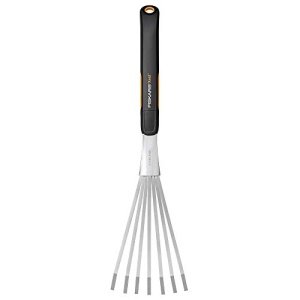 Fiskars 315520-1001 Xact Hand Garden Rake, Black/Slivler - Image 3