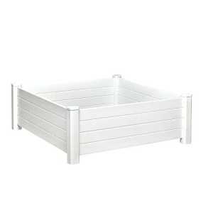 NuVue Products Raised 48 by 48 by 15-Inch Garden Box Kit, Extra Tall, White - Image 6