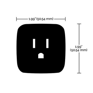 Satco S11269 Starfish 2-Inch Mini-Square On/Off WiFi Smart Plug Outlet, Works with Siri, Alexa, Google Assistant, SmartThings, White, 2 Pack - Image 4