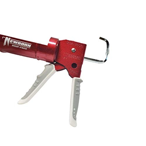 Newborn 930-GTD Drip-Free Smooth Hex Rod Cradle Caulking Gun with Gator Trigger Comfort Grip, 1/10 Gallon Cartridge, 10:1 Thrust Ratio - Image 6