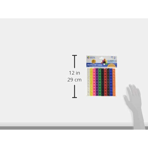 Learning Resources Mathlink Cubes, Educational Counting Toy, Early Math Skills, Set of 100 Cubes - Image 2