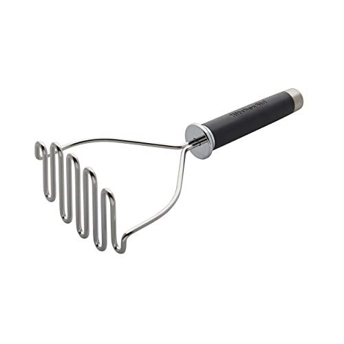 KitchenAid Gourmet Stainless Steel Wire Masher, 10.24-Inch, Black - Image 1