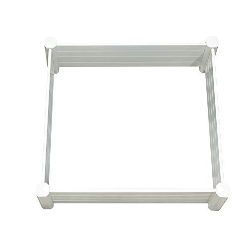 NuVue Products Raised 48 by 48 by 15-Inch Garden Box Kit, Extra Tall, White - Image 2