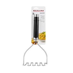 KitchenAid Gourmet Stainless Steel Wire Masher, 10.24-Inch, Black - Image 2