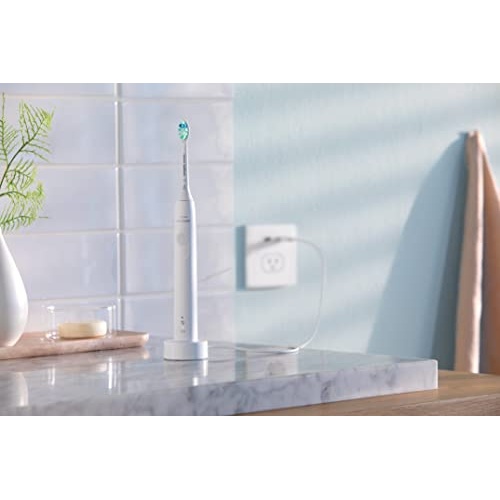 Philips Sonicare 4100 Power Toothbrush, Rechargeable Electric Toothbrush with Pressure Sensor, White HX3681/23 - Image 5
