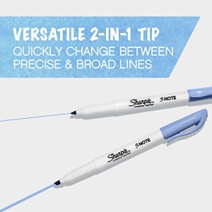 Sharpie S-Note Creative Markers, Highlighters, Assorted Colors, Chisel Tip, 24 Count - Image 5