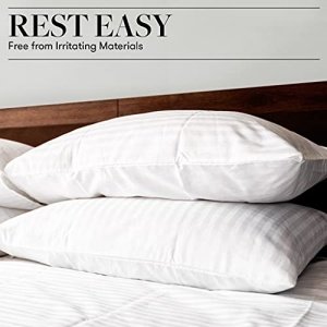 Beckham Hotel Collection Bed Pillows for Sleeping - Queen Size, Set of 2 - Cooling, Luxury Gel Pillow for Back, Stomach or Side Sleepers - Image 4