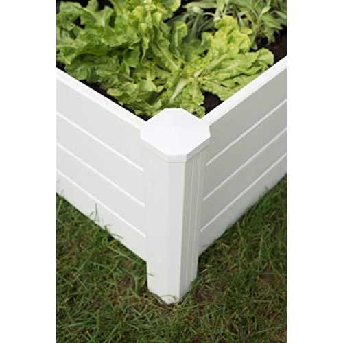 NuVue Products Raised 48 by 48 by 15-Inch Garden Box Kit, Extra Tall, White - Image 8