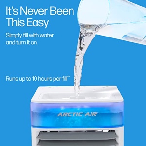 Ontel Arctic Air Pure Chill 2.0, Evaporative Air-Cooler, Powerful, Quiet, Lightweight Portable Air Cooler, Hydro-Chill Technology For Bedroom, Office, Living Room & More - Image 6