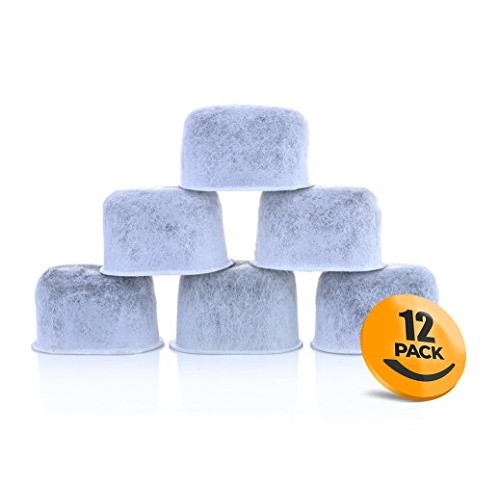 K&J Charcoal Water Filter Pods - 12-Pack Filters for Coffee Maker, Compatible Keurig Filter Replacement (2.0 and older) - Image 1