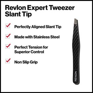 Expert Eyebrow Hair Removal Tweezer by Revlon, Tweezers for Men, Women & Kids, Stainless Steel - Image 4