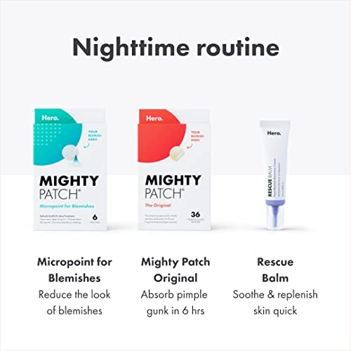 Mighty Patch Original from Hero Cosmetics - Hydrocolloid Acne Pimple Patch for Covering Zits and Blemishes, Spot Stickers for Face and Skin, Vegan-friendly and Not Tested on Animals (36 Count) - Image 3