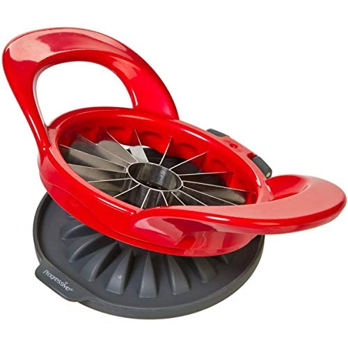 PrepWorks by Progressive Dishwasher Safe 16-Slice Thin Apple Slicer and Corer with Attached Safety Cover - Image 1