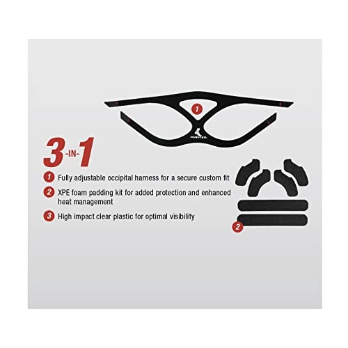 Mueller Sports Medicine Face Guard, Nose Guard for Sports, For Men and Women, Clear, One Size - Image 4