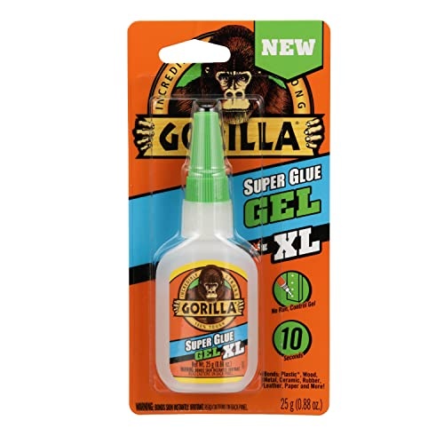 Gorilla Super Glue Gel XL, 25 Gram, Clear, (Pack of 1) - Image 1