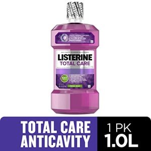 Listerine Total Care Anticavity Fluoride Mouthwash, 6 Benefits in 1 Oral Rinse Helps Kill 99% of Bad Breath Germs, Prevents Cavities, Strengthens Teeth, ADA-Accepted, Fresh Mint, 1 L - Image 14