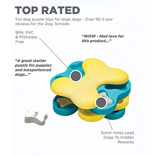 Outward Hound Nina Ottosson Dog Tornado Interactive Treat Puzzle Dog Toy - Image 7