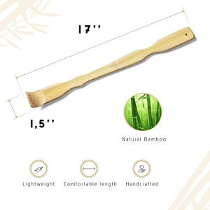 TungSam Self-Therapeutic Bamboo Back Scratcher (17 inches) - Image 4