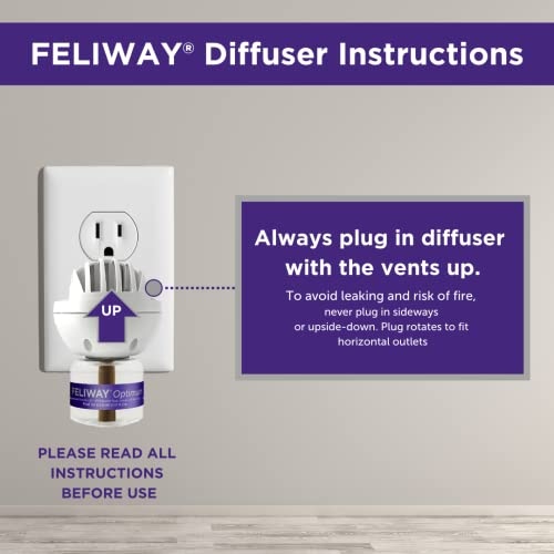 FELIWAY Optimum Cat, Enhanced Calming Pheromone Diffuser, 30 Day Refill - 1 Pack - Image 5