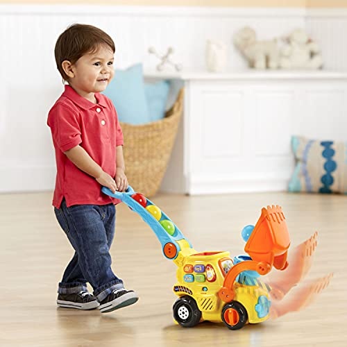 VTech Pop-a-Balls Push & Pop Bulldozer,Yellow - Image 8