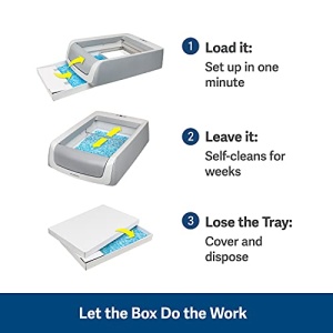 PetSafe ScoopFree Crystal Litter Tray Refills ? Premium Blue Crystals, 3-Pack ? Disposable Tray ? Includes Leak Protection & Low Tracking Litter ? Absorbs Odors On Contact - Image 8