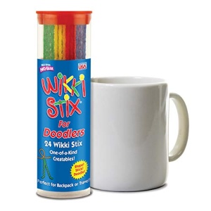 WikkiStix Sensory Fidget Toy, Arts and Crafts for Kids, Non-Toxic, Waxed Yarn, 6 inch, Reusable Molding and Sculpting Sticks, American, Assorted Colors, 24 Count (Pack of 1), Multi - Image 5