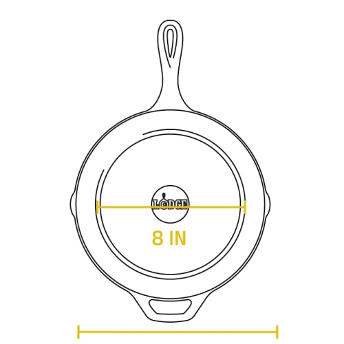 Lodge L8SK3 10-1/4-Inch Pre-Seasoned Skillet - Image 5
