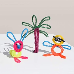 WikkiStix Sensory Fidget Toy, Arts and Crafts for Kids, Non-Toxic, Waxed Yarn, 6 inch, Reusable Molding and Sculpting Sticks, American, Assorted Colors, 24 Count (Pack of 1), Multi - Image 4