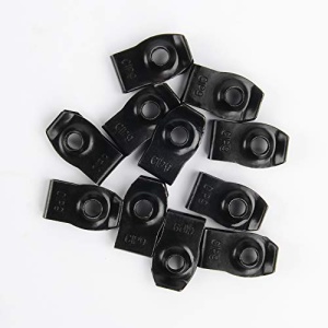 GOOACC GRC-70 35PCS Engine Under Cover Splash Shield Guard Body Bolts Bumper Fender Liner Push Retainer Fastener Rivet Clips , black - Image 2