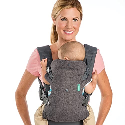 Infantino Flip Advanced 4-in-1 Carrier - Ergonomic, convertible, face-in and face-out front and back carry for newborns and older babies 8-32 lbs - Image 1