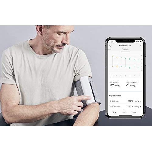 Withings BPM Connect, Digital Wi-Fi Smart Blood Pressure Monitor: Medically Accurate, FDA cleared, FSA/HSA Eligible, Connects Easily to app for iOS & Android, Grey - Image 7