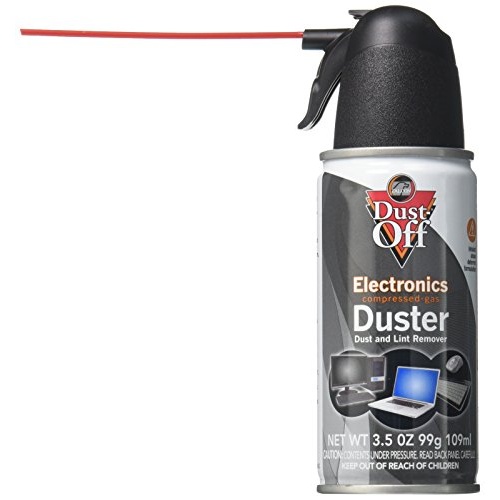 Falcon Dust, Off Compressed Gas (152a) Disposable Cleaning Duster, 1, Count, 3.5 oz Can (DPSJB),Black - Image 1