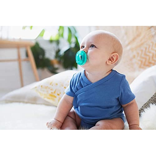 Philips AVENT Soothie Pacifier, 0-3 Months, Green, 4 Pack, SCF190/41 - Image 6