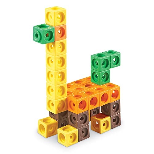 Learning Resources Mathlink Cubes, Educational Counting Toy, Early Math Skills, Set of 100 Cubes - Image 6