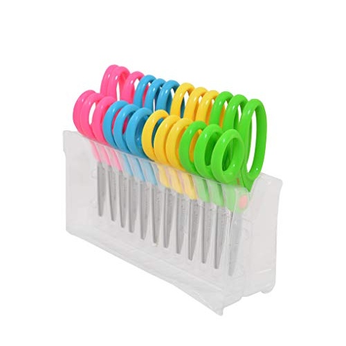 Westcott 5?? Blunt Scissors For Kids With Anti-Microbial Protection, Assorted, Pack of 12 (14871) - Image 7