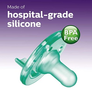 Philips AVENT Soothie Pacifier, 0-3 Months, Green, 4 Pack, SCF190/41 - Image 9