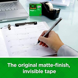 Scotch Magic Tape, 1 Roll, Numerous Applications, Invisible, Engineered for Repairing, 1 x 2592 Inches, 3 Inch Core, Boxed (810) - Image 17