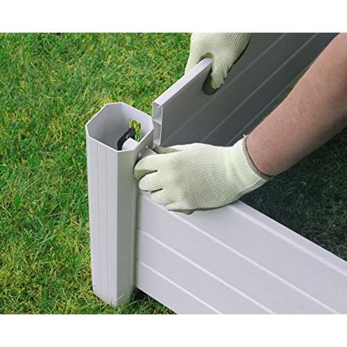 NuVue Products Raised 48 by 48 by 15-Inch Garden Box Kit, Extra Tall, White - Image 7