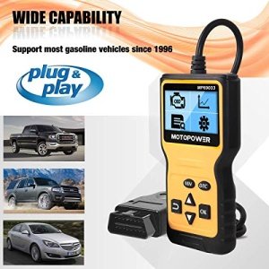 MOTOPOWER MP69033 Car OBD2 Scanner Code Reader Engine Fault Code Reader Scanner CAN Diagnostic Scan Tool for All OBD II Protocol Cars Since 1996, Yellow - Image 6