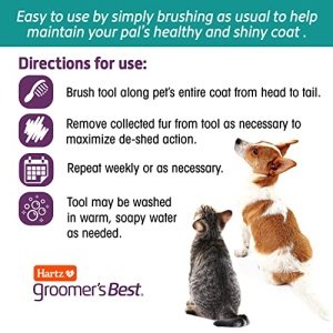 HARTZ, Groomer's Best Small Slicker Brush for Cats and Small Dogs, Black/Violet, 1 Count - Image 5