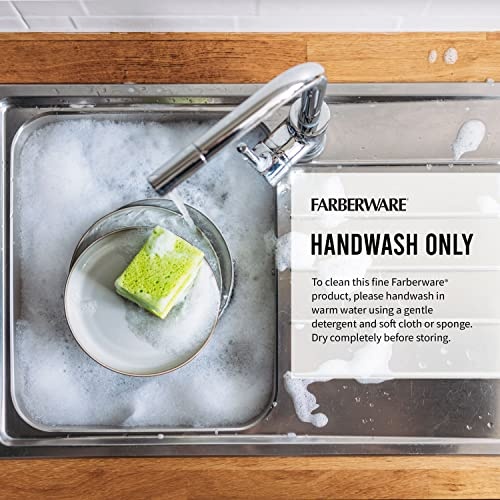 Farberware 22-Piece Never Needs Sharpening Triple Rivet High-Carbon Stainless Steel Knife Block and Kitchen Tool Set, Black - Image 3