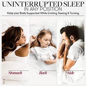 Beckham Hotel Collection Bed Pillows for Sleeping - Queen Size, Set of 2 - Cooling, Luxury Gel Pillow for Back, Stomach or Side Sleepers - Image 3