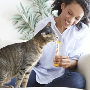INABA Churu Cat Treats, Grain-Free, Lickable, Squeezable Creamy Pur?e Cat Treat/Topper with Vitamin E & Taurine, 0.5 Ounces Each Tube, 50 Tubes, Tuna & Chicken Variety - Image 3