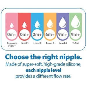Dr. Brown's Natural Flow Baby Bottle Nipple - Level 2, Medium Flow - 6pk - 3m+ - Image 15