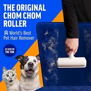 ChomChom Pet Hair Remover - Reusable Cat and Dog Hair Remover for Furniture, Couch, Carpet, Car Seats and Bedding - Eco-Friendly, Portable, Multi-Surface Lint Roller & Animal Fur Removal Tool - Image 9