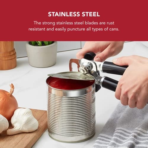 KitchenAid Classic Multifunction Can Opener / Bottle Opener, 8.34-Inch, Black - Image 6
