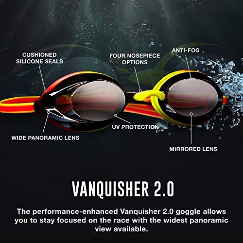 Speedo Unisex-Adult Swim Goggles Mirrored Vanquisher 2.0 - Image 7