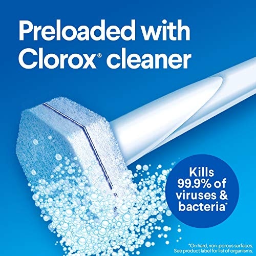 Clorox ToiletWand Disposable Toilet Cleaning System - ToiletWand, Storage Caddy and 6 Disinfecting ToiletWand Refill Heads (Packaging May Vary) (03191) - Image 14
