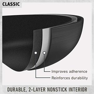 Calphalon Classic Aluminum Hard Anodized Oven Safe Nonstick 2 Piece Frying Pan Set with 8 & 10 Inch Pans and Stainless Steel Stay Cool Handles, Grey - Image 8